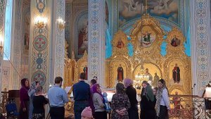 Третий антифон "Блаженны" (муз. В. Мартынова в обработке мон. Иулиании). Соло Дан Бухтояров.