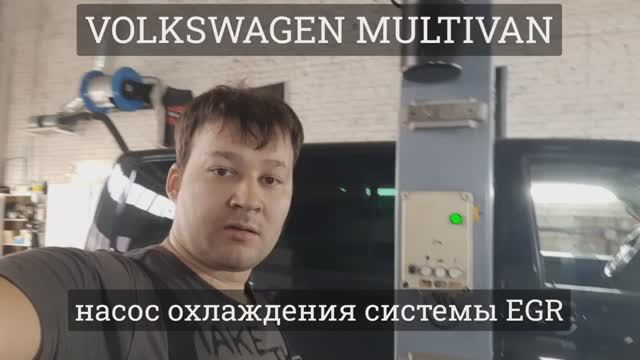 Volkswagen Multivan - неоригинальный насос охлаждения EGR