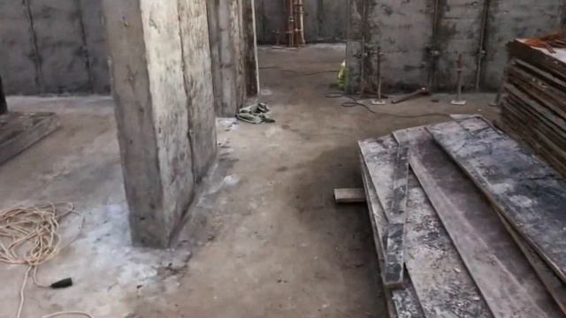 Монолитный одноэтажный дом /обзор /монолитные стены из бетона готовы- 20 серия