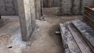 Монолитный одноэтажный дом /обзор /монолитные стены из бетона готовы- 20 серия