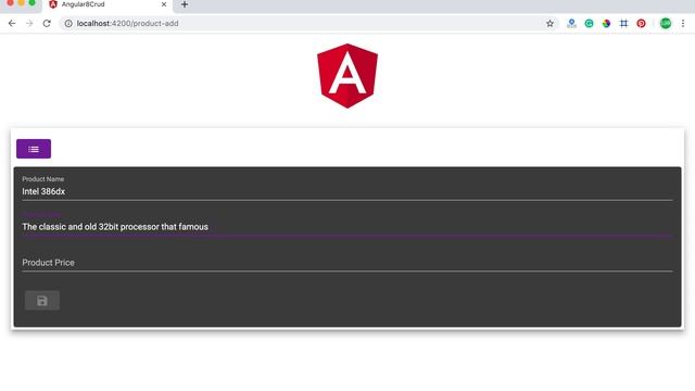 Angular 8 Tutorial: Learn to Build Angular 8 CRUD Web App Demo + Article + Source code