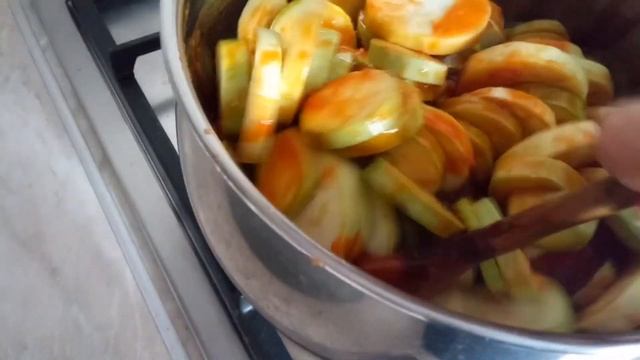 Уникальный рецепт консервированных кабачков - кабачки в Краснодарском соусе