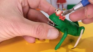 Лепка ЗОМБИ ЛЯГУШКА из Пластилина | Как слепить Монстра Зомби Лягушку