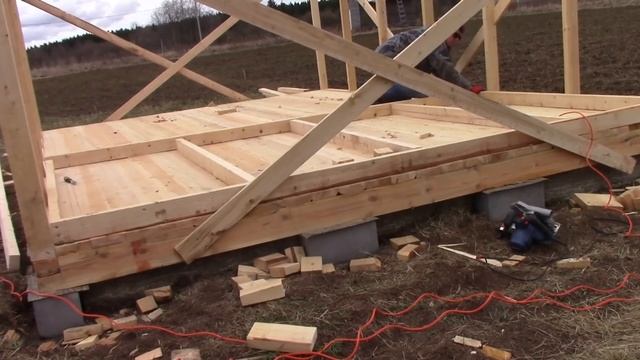 Каркасная бытовка 6 на 4 своими руками с односкатой крышей