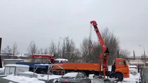 Кран манипулятор с кму канглим