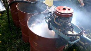 Лодочный мотор Прибой 5 Работа