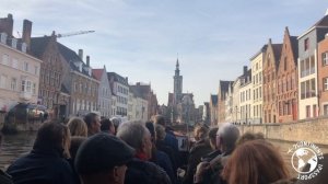 BOAT TRIP ON THE CANALS OF BRUGES, BELGIUM