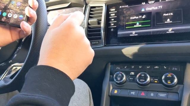 Skoda Kodiaq 2021. Активируем Android Auto Wireless. MIB3.