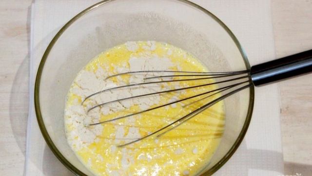 Заварные блины на кислом молоке