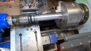 Фрезерно-шлифовальная приставка к токарному 1и611п  (1 часть) Цанговый патрон.