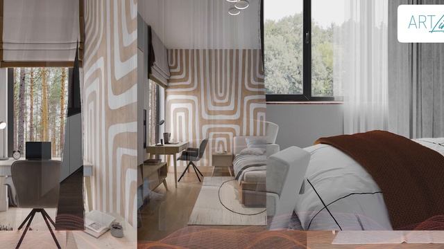 Дом ArtLine. Планировка, стиль, палитра