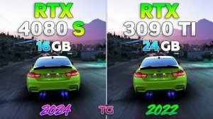 RTX 4080 SUPER vs RTX 3090 Ti тест сравнение в играх