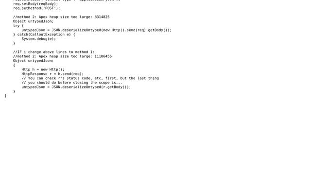 Salesforce: API JSON response too long to process смотреть онлайн