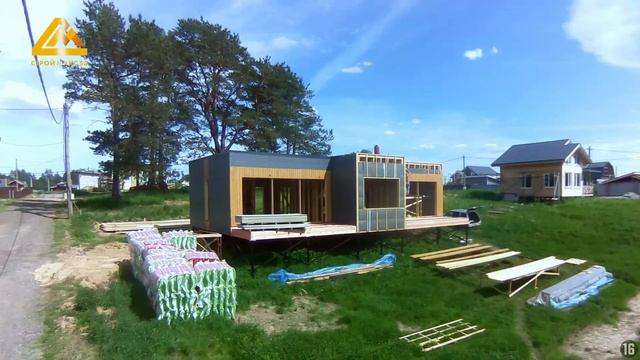 Финский каркасный дом в стиле модерн смотреть онлайн