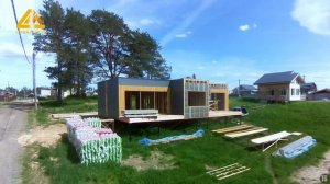 Финский каркасный дом в стиле модерн