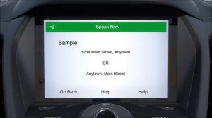 Using Navigation Voice Commands with SYNC 3