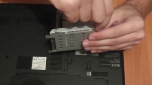 Замена жёсткого диска на ноутбуке ACER Aspire 5315