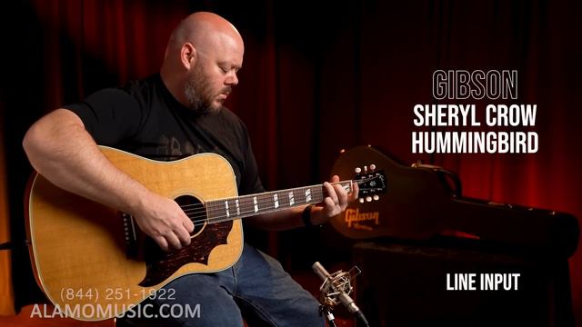 Gibson Sheryl Crow Country Western Supreme vs. Gibson Hummingbird смотреть онлайн