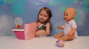 ✿ Кукла Baby Born. Распаковка унитаза Беби Бон. Unpacking toilet Baby Born