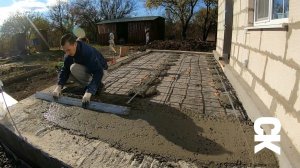 Как сделать БЕТОННУЮ ПЛИТУ по ГРУНТУ своими руками / Серия 126