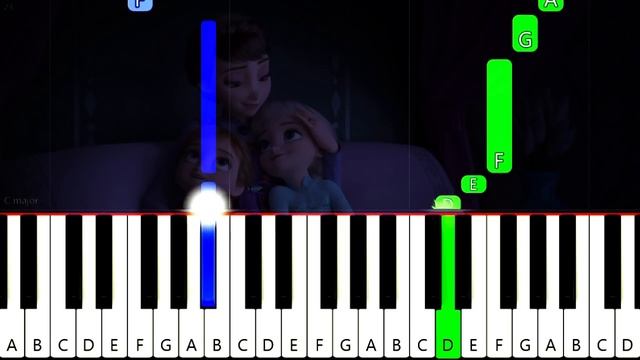Frozen 2 - All Is Found - EASY Piano Tutorial [animelovemen] смотреть онлайн