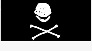 Порисуйка Урок 15 Рисуем пиратский флаг