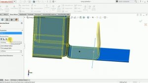 Solidworks Sheet Metal Design Sketch Bend  And Cross Break  Command | Tutorial -08 |