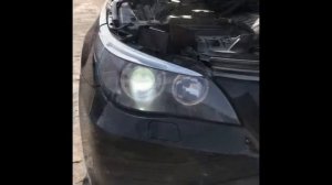 Ангельские глазки Установка БМВ Е60 BMW