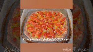 Мясная пицца на свином фарше, которая покорит Вас с первого раза!