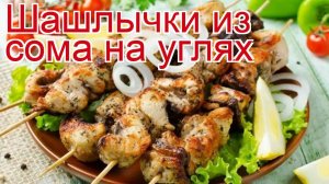 Рецепты из сома - как приготовить сома пошаговый рецепт - Шашлычки из сома на углях за 30 минут