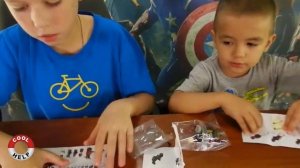 Пришла посылка Ниндзяго, распаковка и сборка конструктора LEGO Ninjago, приколы про детей