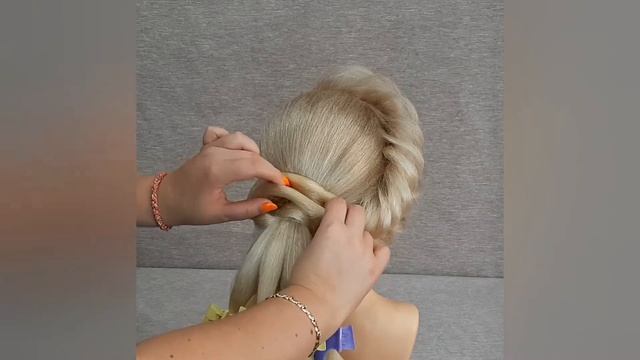 ღღღ Вечерние прически своими руками на длинные волосы ღღღ