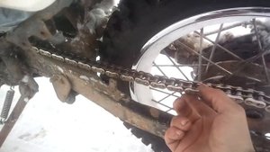 Ирбис ттр 250 р, с другой цепью и звездой