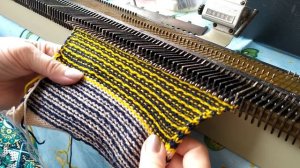 ВЯЗАНИЕ НА МАШИНЕ. ЦВЕТНОЙ УЗОР. (1).