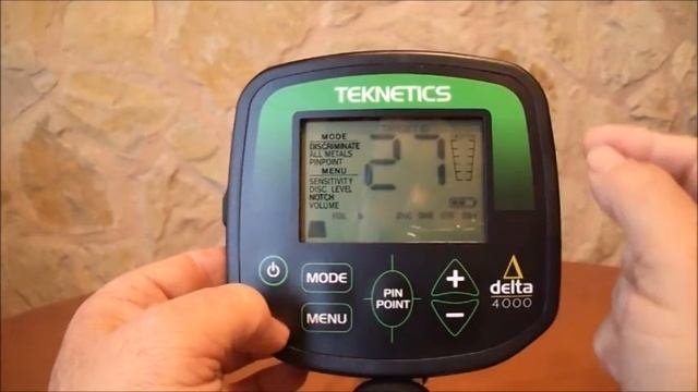 DETECTOR DE METALES TEKNETICS DELTA 4000 ESPAÑOL