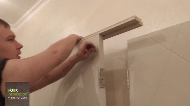 Все этапы сборки дверной коробки. Установка дверей. full proper installation interior dors.