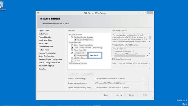Microsoft SQL Server 2014 Installation