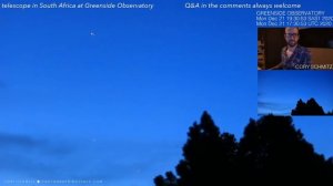 Telescope Time Machine LIVE 20.12.21: The Great Conjunction, closest approach live.