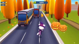 Talking Tom Gold Run New Update Halloween Treats Event | Witch Angela vs Roy Raccoon