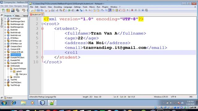 Gioi thieu WebServ + SAX Parser Example смотреть онлайн
