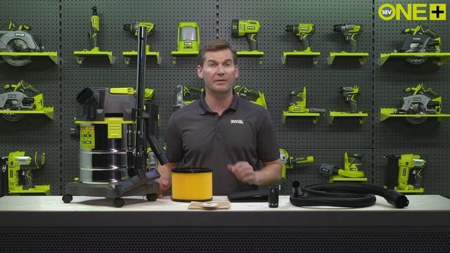 18V ONE+ Cordless Wet & Dry Vac [R18WDV] смотреть онлайн
