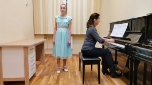 Мацкевич Анна 13 лет. Хоровая школа г. Королев. Музыка П.Чеснокова, стихи Б. Маркова "Спи, сестрица