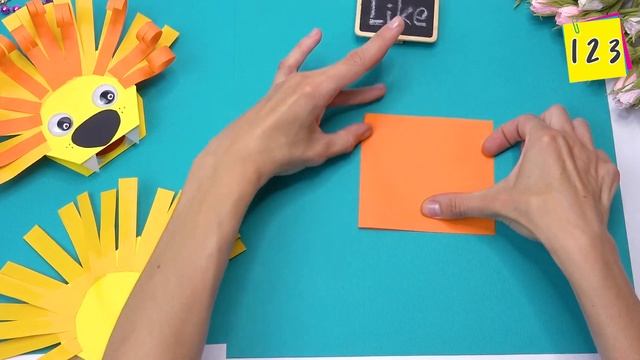 How to Make a LION Paper Puppet - Moving paper toys смотреть онлайн