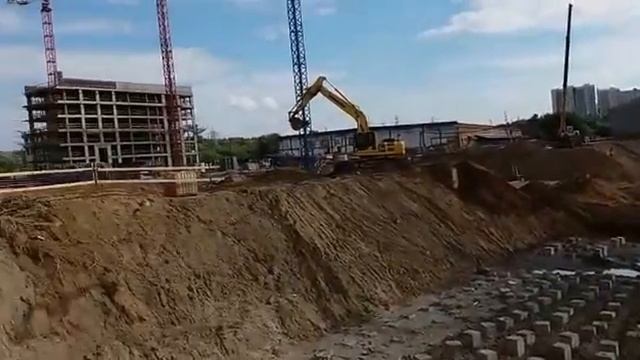 Забивка свай с лидерным бурением в Москве, Марьино смотреть онлайн