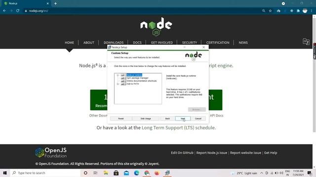 How to install node js on windows ? Node | Javascript