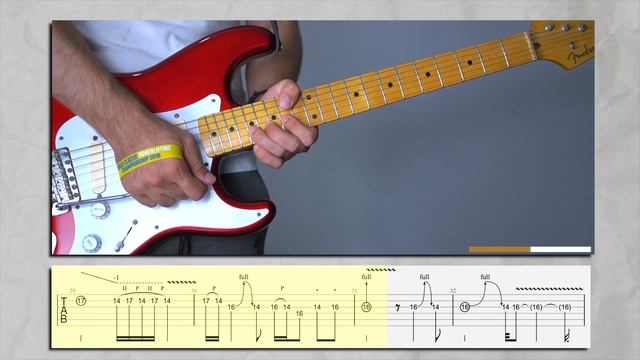 Pink Floyd Time Solo Guitar Tab | Lesson | Tutorial смотреть онлайн