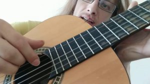 Уроки гитары. Перебор с щипком.