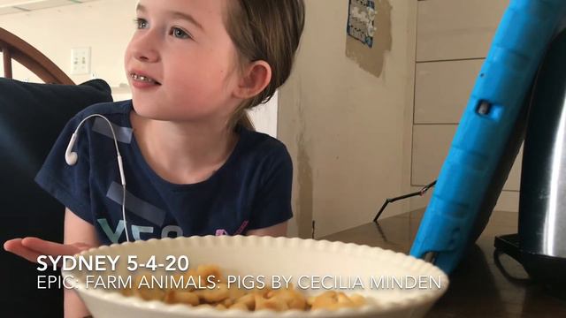 Sydney 5-4-20 reading Farm Animals: Pigs by Cecilia Minden смотреть онлайн