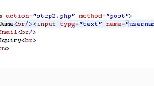 Html/Php Contact Form - Part 1
