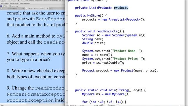 ITSC JAVA LAB12 смотреть онлайн